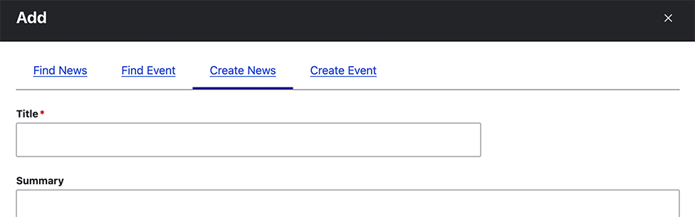 Highlight tabs