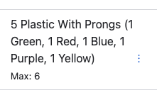 Summary of the folder quantity