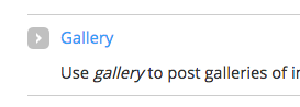 add gallery content type