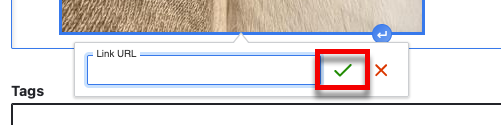 The green check icon