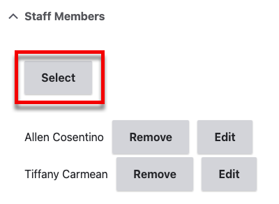 The 'Select' button
